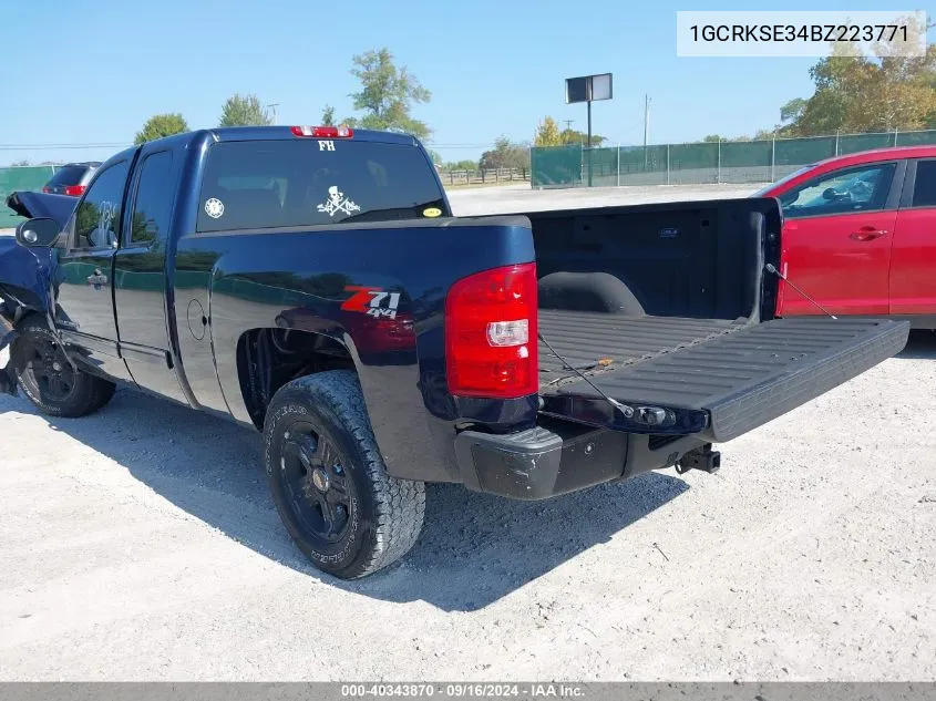 2011 Chevrolet Silverado 1500 Lt VIN: 1GCRKSE34BZ223771 Lot: 40343870