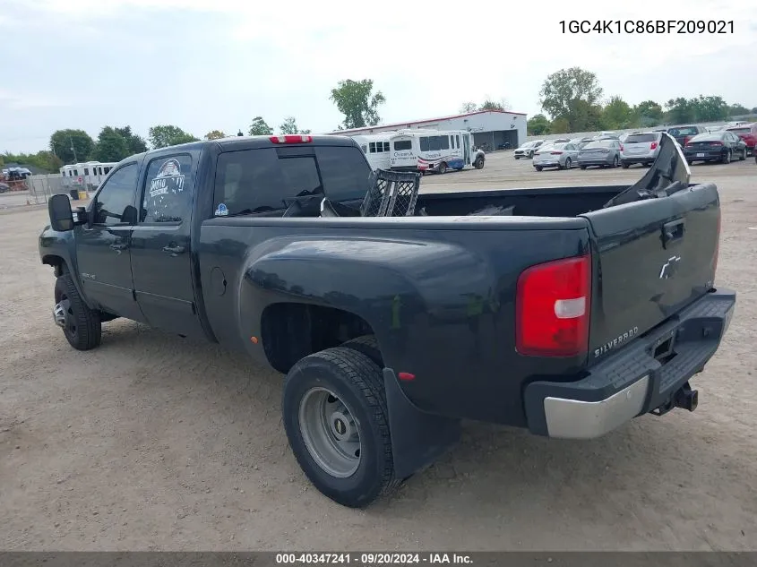 2011 Chevrolet Silverado 3500Hd Ltz VIN: 1GC4K1C86BF209021 Lot: 40347241