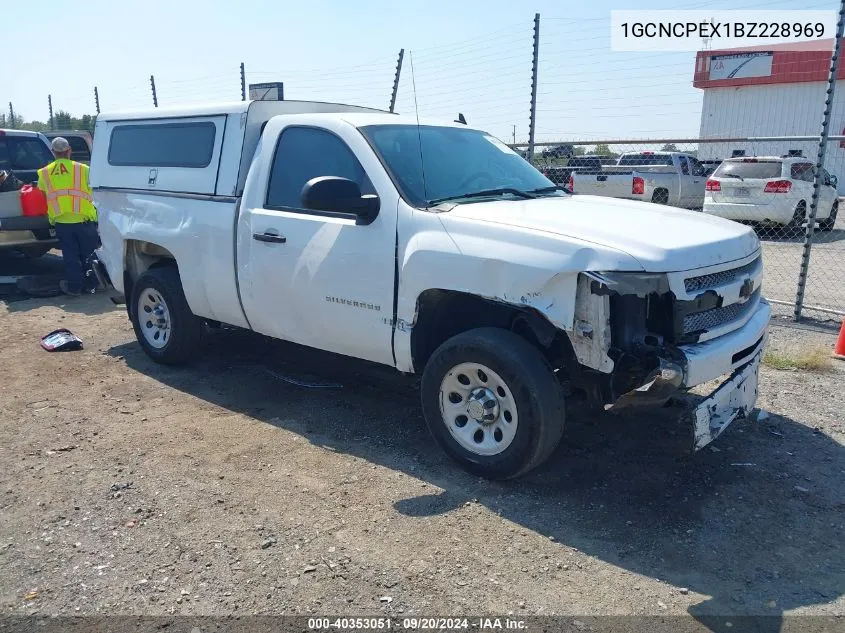 2011 Chevrolet Silverado 1500 Work Truck VIN: 1GCNCPEX1BZ228969 Lot: 40353051