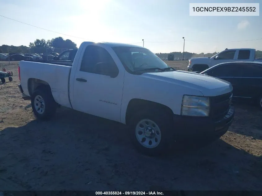 1GCNCPEX9BZ245552 2011 Chevrolet Silverado 1500 Work Truck