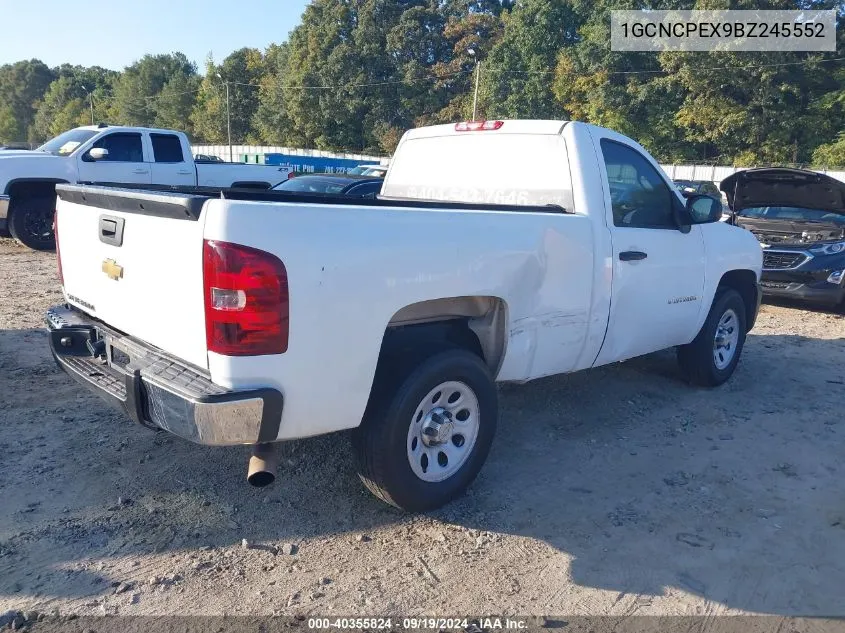 2011 Chevrolet Silverado 1500 Work Truck VIN: 1GCNCPEX9BZ245552 Lot: 40355824