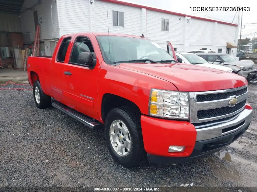 1GCRKSE37BZ360493 2011 Chevrolet Silverado 1500 Lt