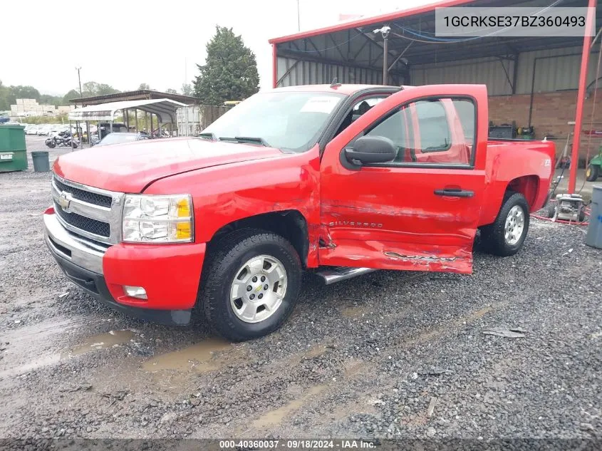 1GCRKSE37BZ360493 2011 Chevrolet Silverado 1500 Lt