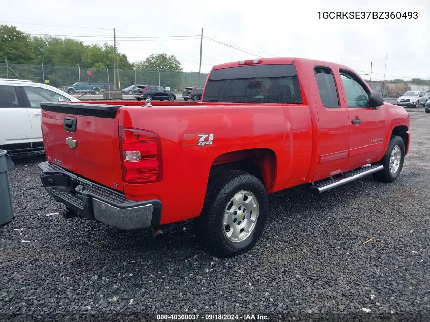 1GCRKSE37BZ360493 2011 Chevrolet Silverado 1500 Lt