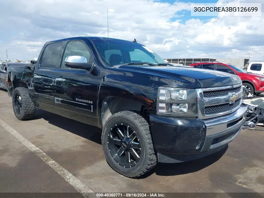 3GCPCREA3BG126699 2011 Chevrolet Silverado 1500 Ls