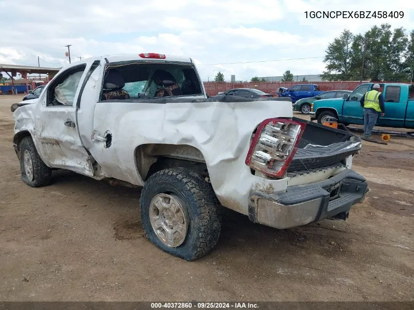 2011 Chevrolet Silverado 1500 Work Truck VIN: 1GCNCPEX6BZ458409 Lot: 40372860