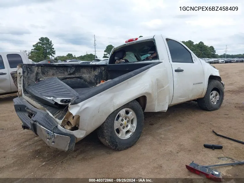 2011 Chevrolet Silverado 1500 Work Truck VIN: 1GCNCPEX6BZ458409 Lot: 40372860