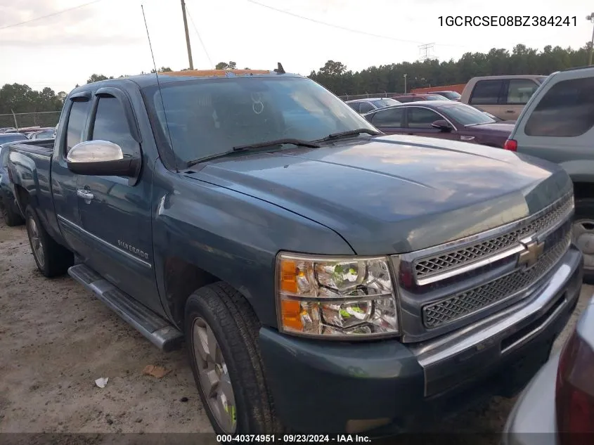 1GCRCSE08BZ384241 2011 Chevrolet Silverado 1500 Lt