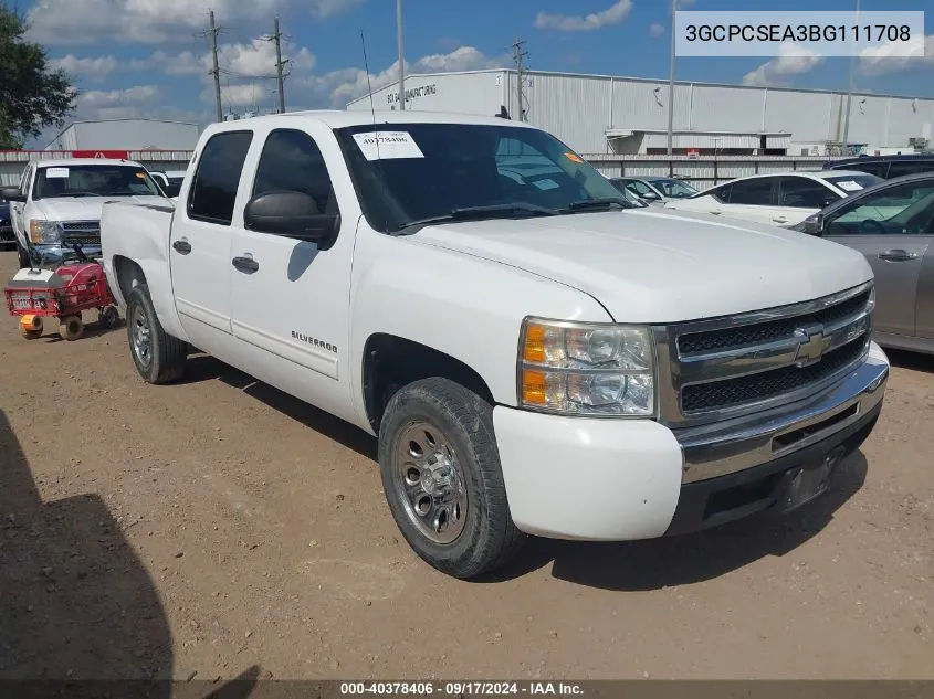 2011 Chevrolet Silverado 1500 Lt VIN: 3GCPCSEA3BG111708 Lot: 40378406