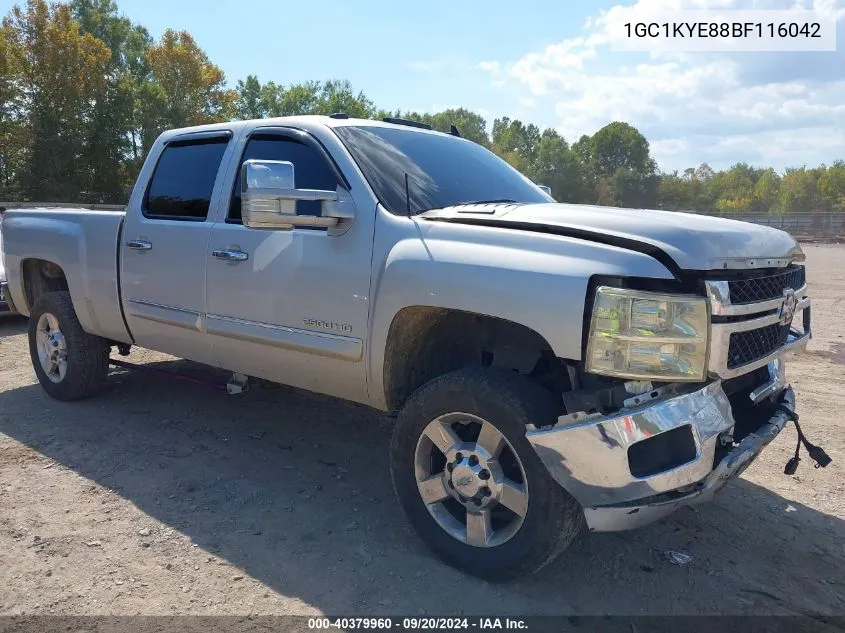 1GC1KYE88BF116042 2011 Chevrolet Silverado 2500Hd Ltz