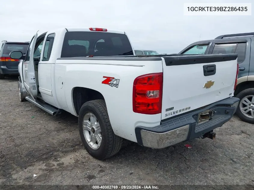 1GCRKTE39BZ286435 2011 Chevrolet Silverado 1500 Ltz