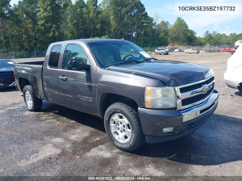 2011 Chevrolet Silverado 1500 Lt VIN: 1GCRKSE35BZ197732 Lot: 40391922