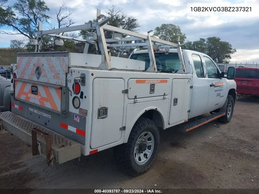 2011 Chevrolet Silverado 2500Hd Work Truck VIN: 1GB2KVCG3BZ237321 Lot: 40393787