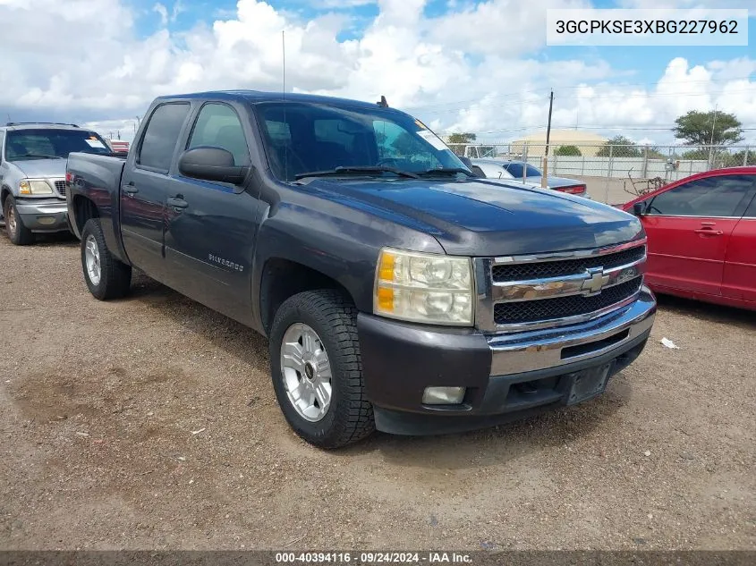 2011 Chevrolet Silverado 1500 Lt VIN: 3GCPKSE3XBG227962 Lot: 40394116