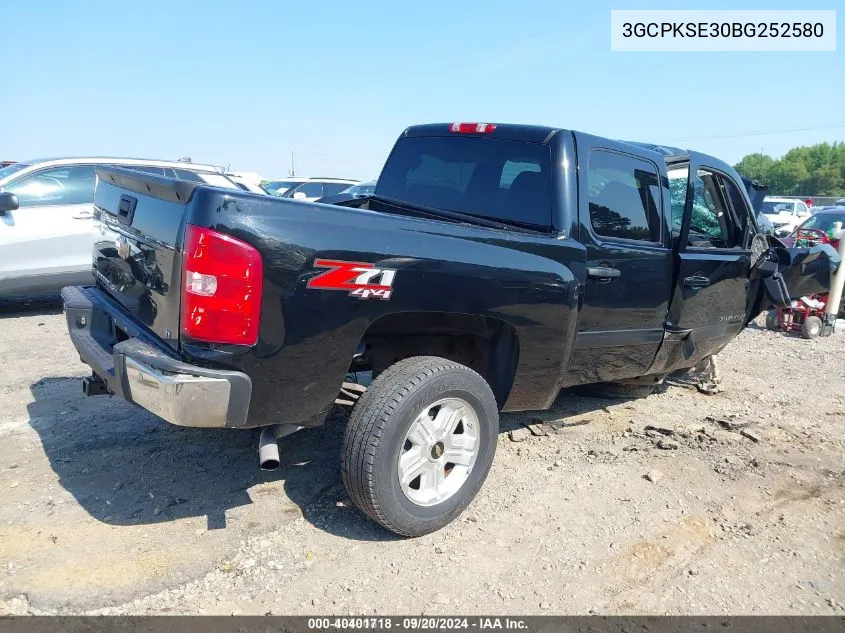 2011 Chevrolet Silverado 1500 Lt VIN: 3GCPKSE30BG252580 Lot: 40401718