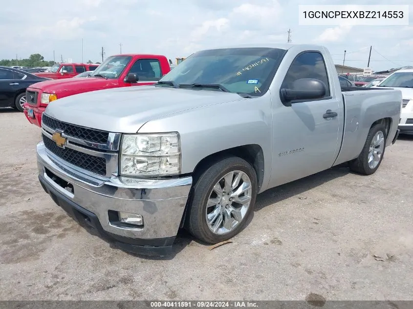 2011 Chevrolet Silverado 1500 Work Truck VIN: 1GCNCPEXXBZ214553 Lot: 40411591