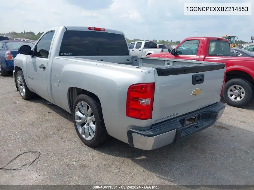 2011 Chevrolet Silverado 1500 Work Truck VIN: 1GCNCPEXXBZ214553 Lot: 40411591