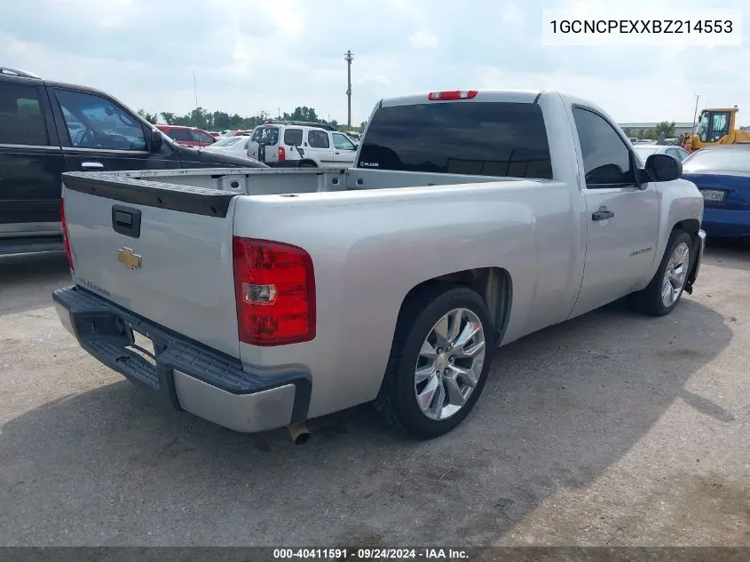 2011 Chevrolet Silverado 1500 Work Truck VIN: 1GCNCPEXXBZ214553 Lot: 40411591