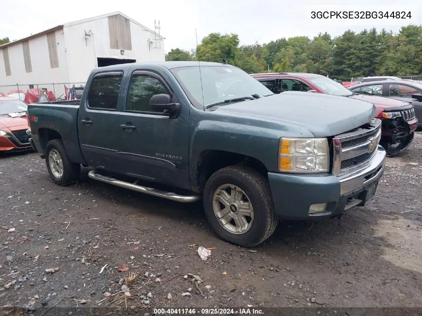 2011 Chevrolet Silverado 1500 Lt VIN: 3GCPKSE32BG344824 Lot: 40411746