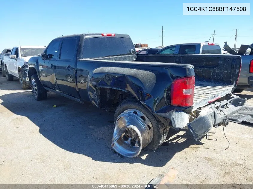 2011 Chevrolet Silverado K3500 Ltz VIN: 1GC4K1C88BF147508 Lot: 40416069