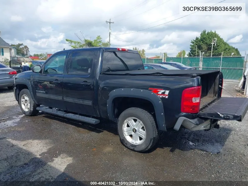 2011 Chevrolet Silverado 1500 Lt VIN: 3GCPKSE39BG365699 Lot: 40421332