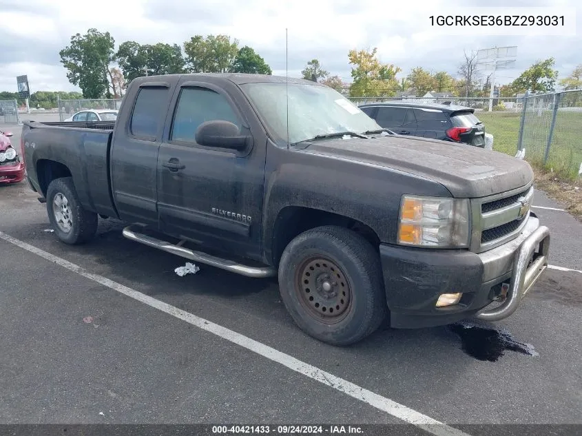 2011 Chevrolet Silverado 1500 Lt VIN: 1GCRKSE36BZ293031 Lot: 40421433