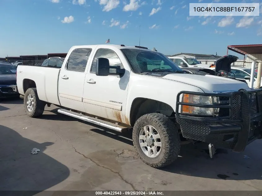 2011 Chevrolet Silverado 3500Hd Ltz VIN: 1GC4K1C88BF167757 Lot: 40422543