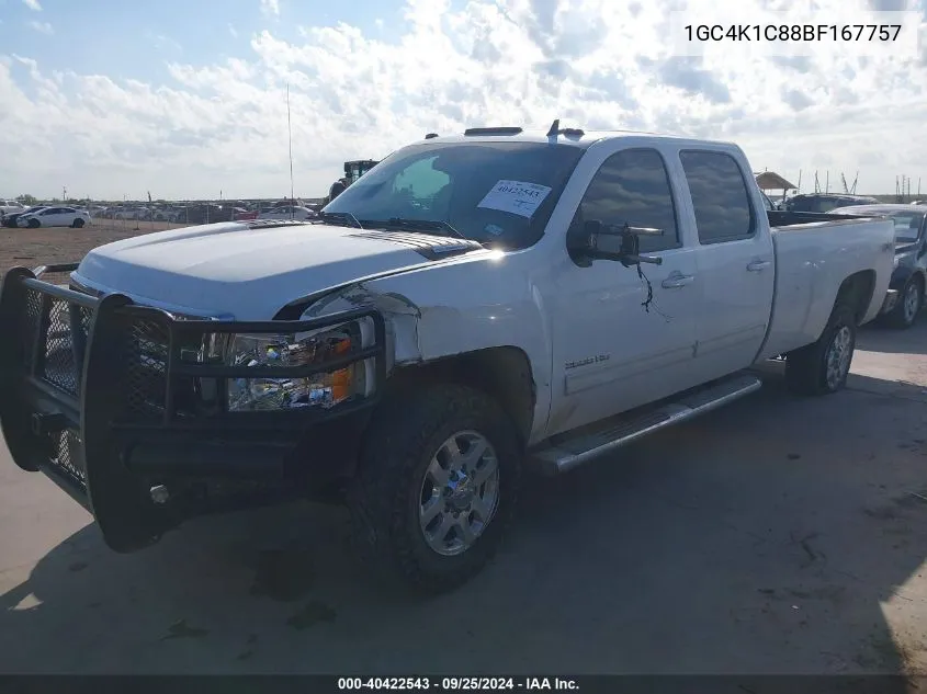 2011 Chevrolet Silverado 3500Hd Ltz VIN: 1GC4K1C88BF167757 Lot: 40422543