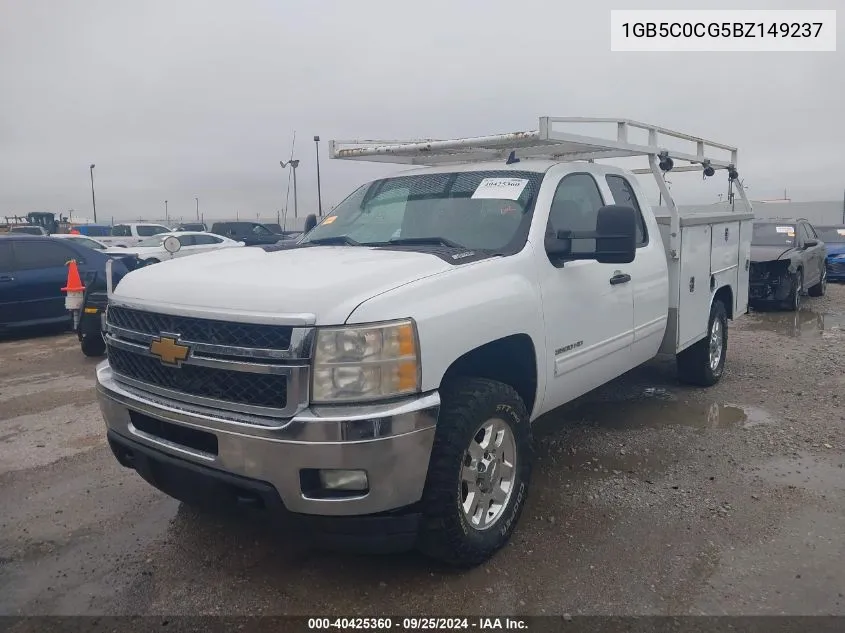 1GB5C0CG5BZ149237 2011 Chevrolet Silverado C3500 Lt