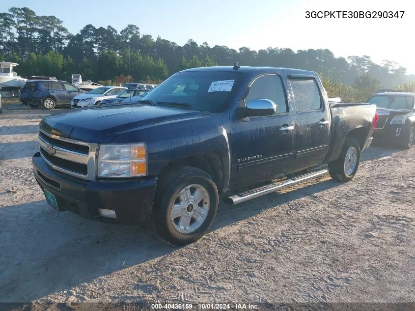 2011 Chevrolet Silverado K1500 Ltz VIN: 3GCPKTE30BG290347 Lot: 40436159