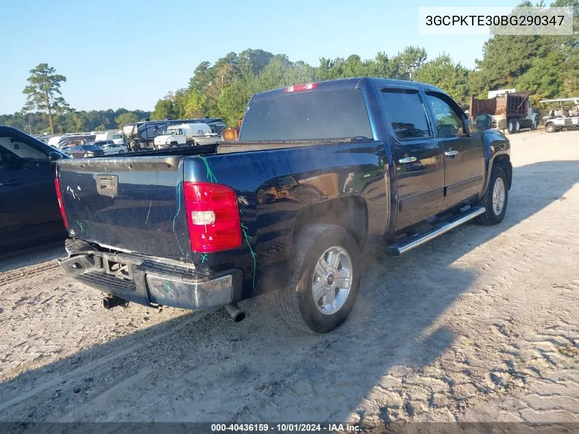 2011 Chevrolet Silverado K1500 Ltz VIN: 3GCPKTE30BG290347 Lot: 40436159