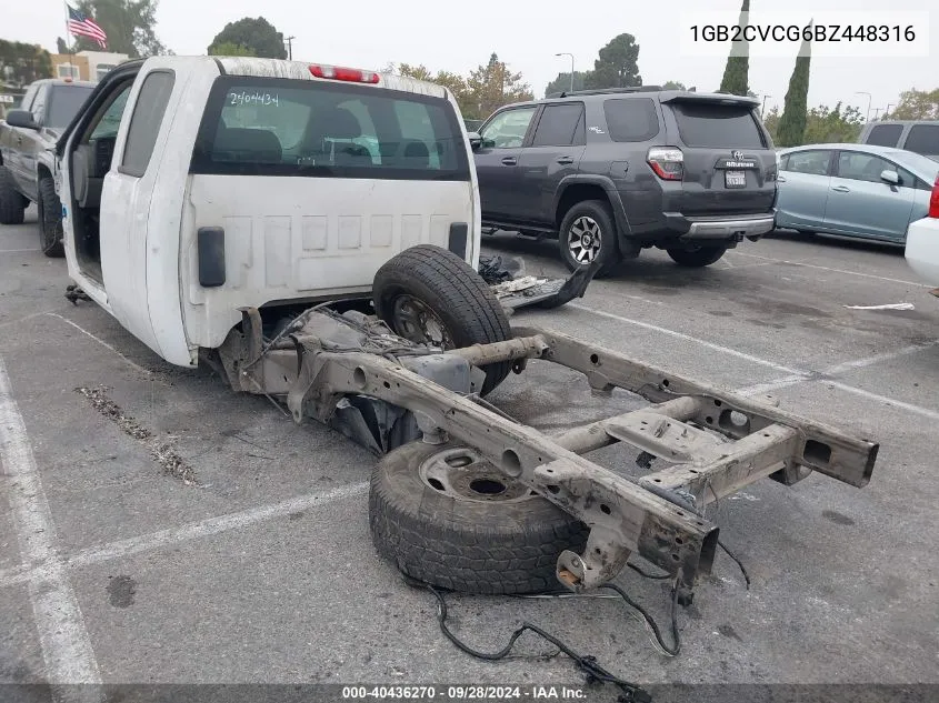 2011 Chevrolet Silverado C2500 Heavy Duty VIN: 1GB2CVCG6BZ448316 Lot: 40436270