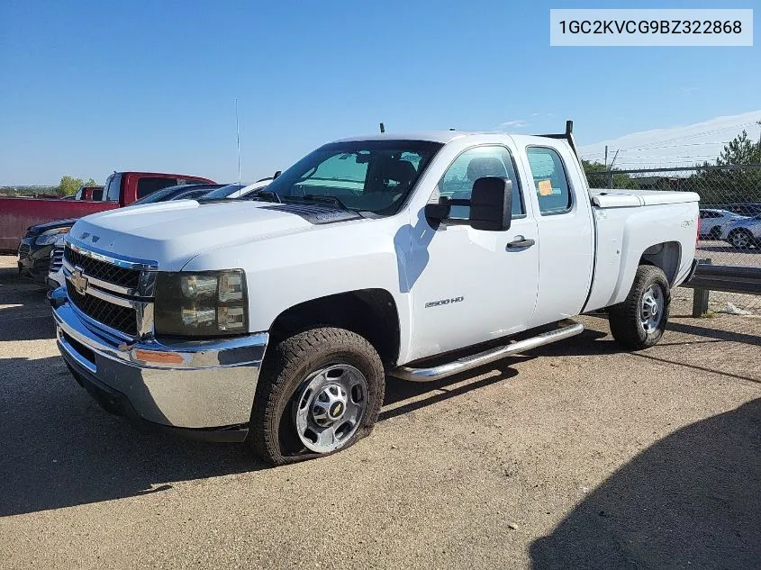 2011 Chevrolet Silverado K2500 Heavy Duty VIN: 1GC2KVCG9BZ322868 Lot: 40445496