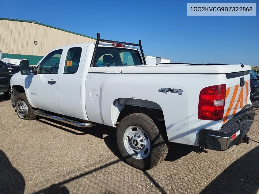 2011 Chevrolet Silverado K2500 Heavy Duty VIN: 1GC2KVCG9BZ322868 Lot: 40445496