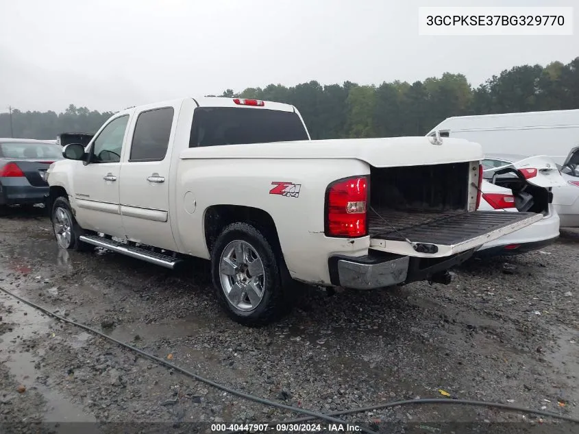 2011 Chevrolet Silverado 1500 Lt VIN: 3GCPKSE37BG329770 Lot: 40447907