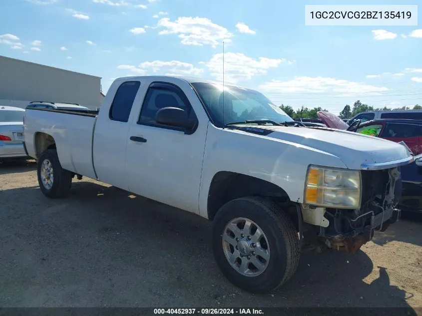 2011 Chevrolet Silverado 2500Hd Work Truck VIN: 1GC2CVCG2BZ135419 Lot: 40452937