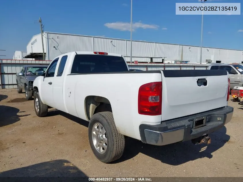 2011 Chevrolet Silverado 2500Hd Work Truck VIN: 1GC2CVCG2BZ135419 Lot: 40452937