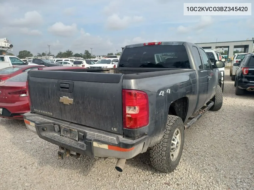 1GC2KVCG3BZ345420 2011 Chevrolet Silverado K2500 Heavy Duty