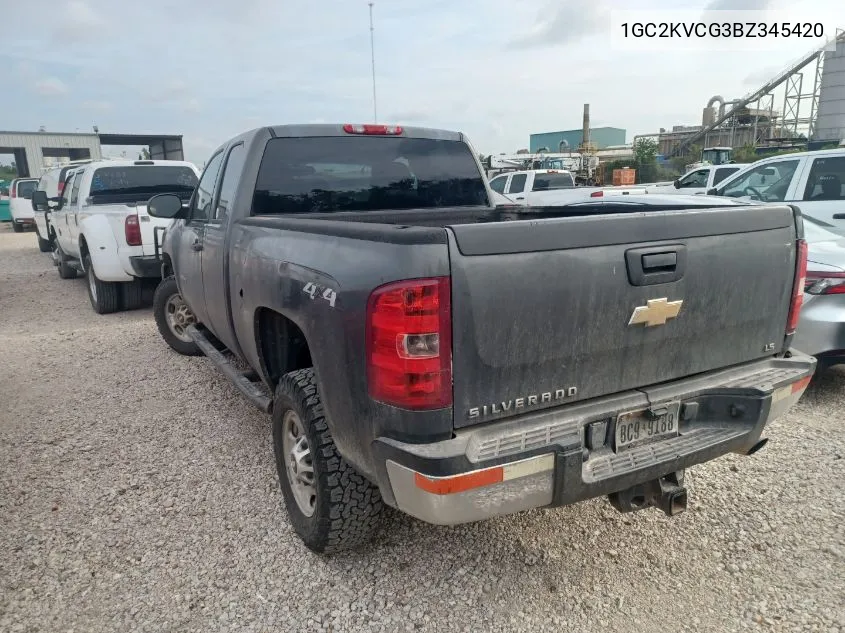 2011 Chevrolet Silverado K2500 Heavy Duty VIN: 1GC2KVCG3BZ345420 Lot: 40457718