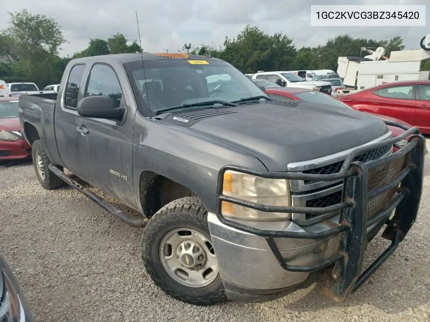 1GC2KVCG3BZ345420 2011 Chevrolet Silverado K2500 Heavy Duty