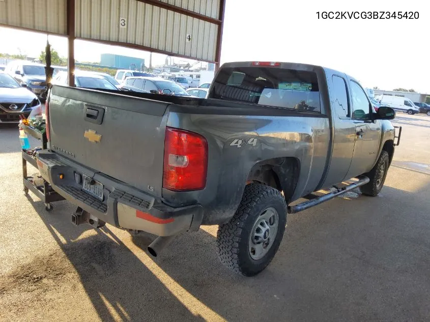 2011 Chevrolet Silverado K2500 Heavy Duty VIN: 1GC2KVCG3BZ345420 Lot: 40457718