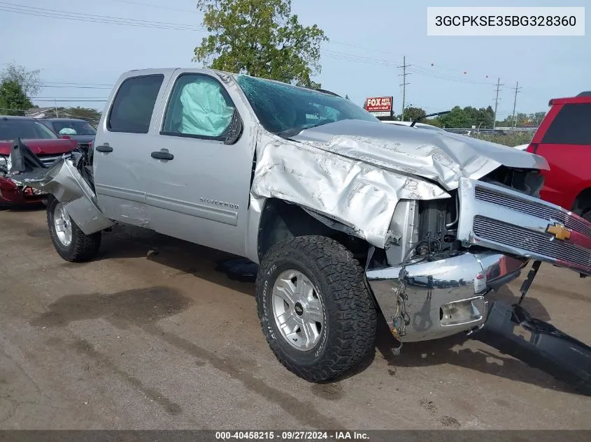 2011 Chevrolet Silverado 1500 Lt VIN: 3GCPKSE35BG328360 Lot: 40458215