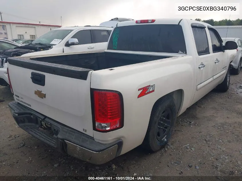 3GCPCSE0XBG340796 2011 Chevrolet Silverado 1500 C1500 Lt