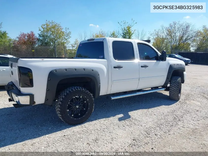 3GCPKSE34BG325983 2011 Chevrolet Silverado 1500 K1500 Lt