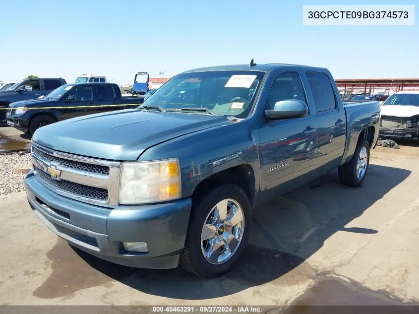 2011 Chevrolet Silverado 1500 Ltz VIN: 3GCPCTE09BG374573 Lot: 40463291