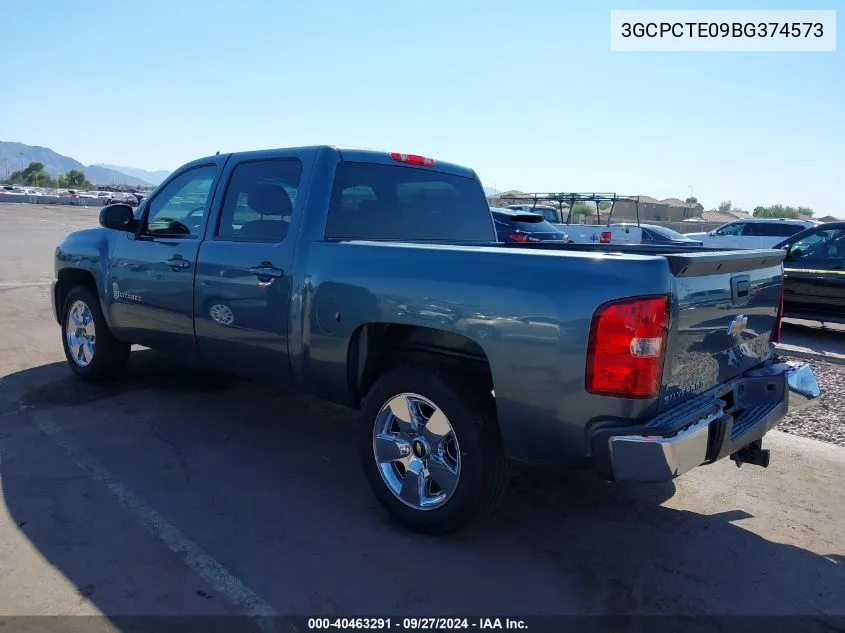 2011 Chevrolet Silverado 1500 Ltz VIN: 3GCPCTE09BG374573 Lot: 40463291