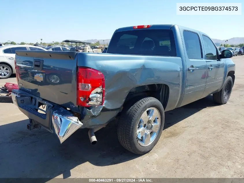 2011 Chevrolet Silverado 1500 Ltz VIN: 3GCPCTE09BG374573 Lot: 40463291