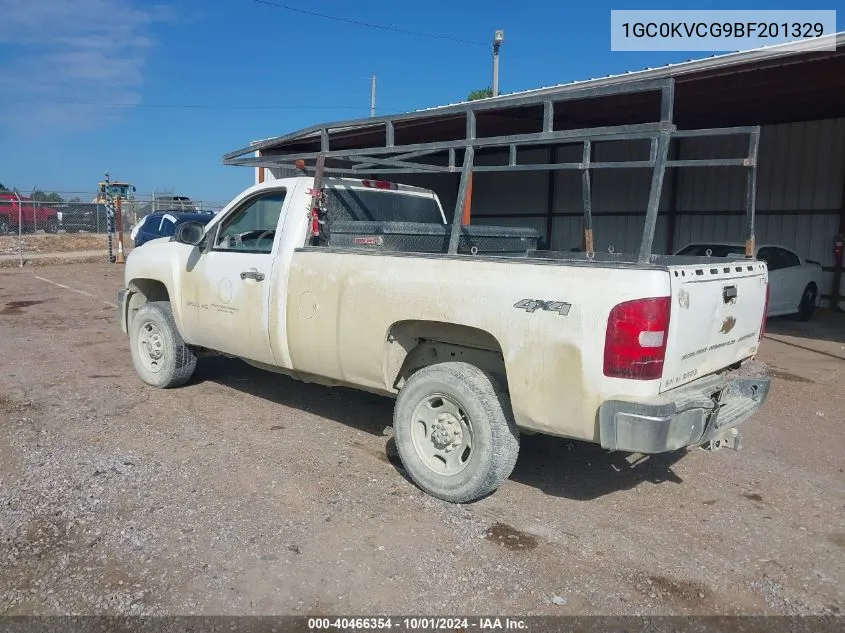 2011 Chevrolet Silverado 2500Hd Work Truck VIN: 1GC0KVCG9BF201329 Lot: 40466354