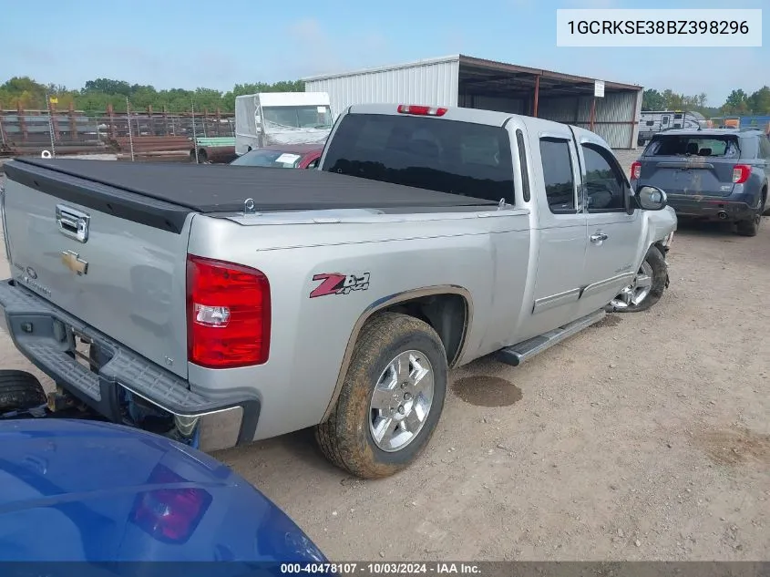 2011 Chevrolet Silverado 1500 Lt VIN: 1GCRKSE38BZ398296 Lot: 40478107