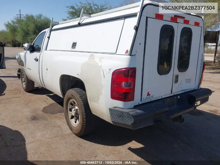 2011 Chevrolet Silverado 1500 Work Truck VIN: 1GCNKPEA2BZ377504 Lot: 40483713